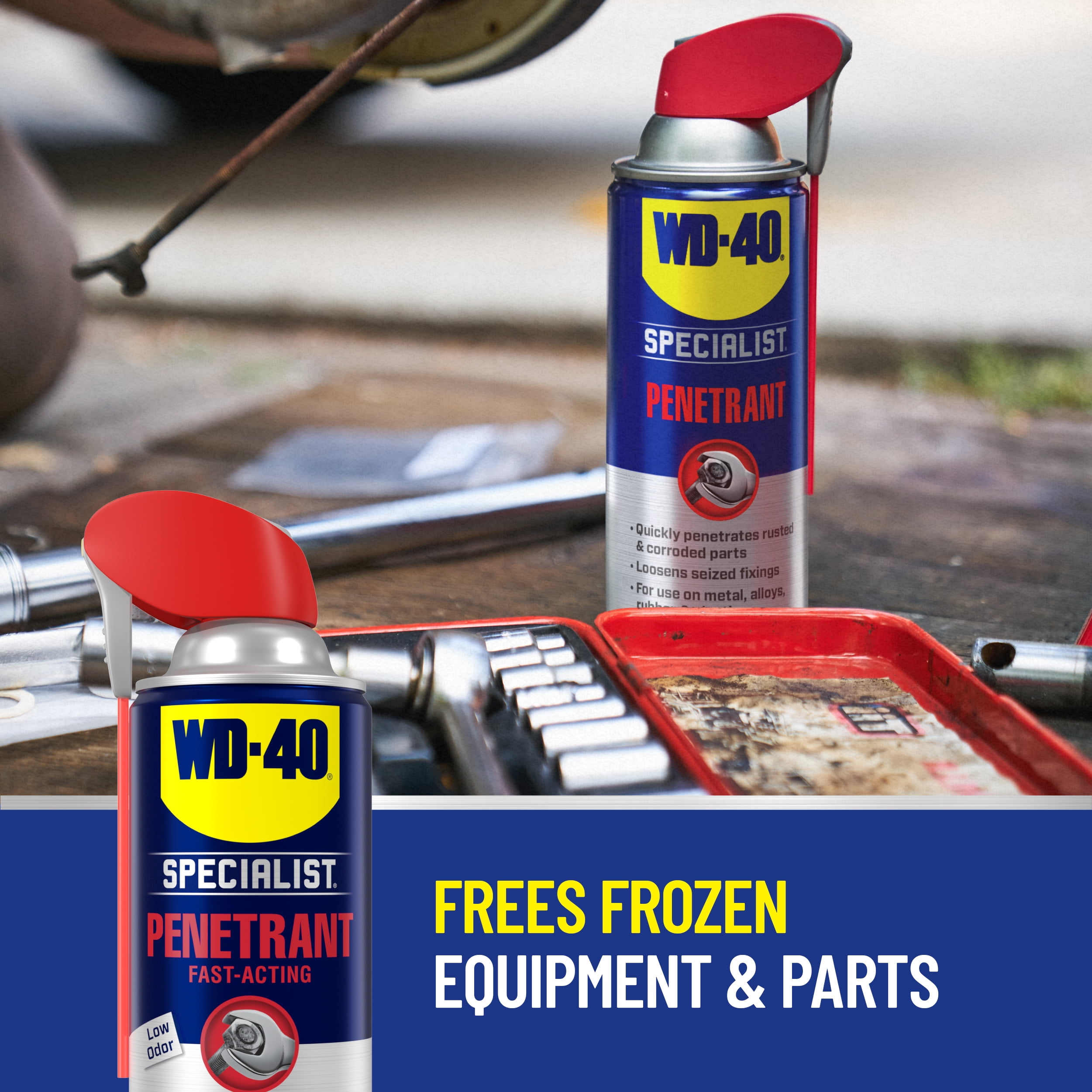 (3 pack) WD-40 Specialist Fast-Acting Penetrant Spray, 11 oz