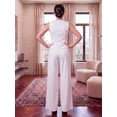 thumbnail image 3 of Conjunto Elegante de 2 Piezas Chaleco Entallado y Pantalón Palazzo para Mujer, 3 of 5