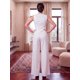 thumbnail image 3 of Conjunto Elegante de 2 Piezas Chaleco Entallado y Pantalón Palazzo para Mujer, 3 of 5