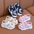 thumbnail image 6 of Siilsaa Girl Sandals Summer Sandals with Flower Soft Sole Toddler First Walker Crib Dress Shoes White,3.5, 6 of 6