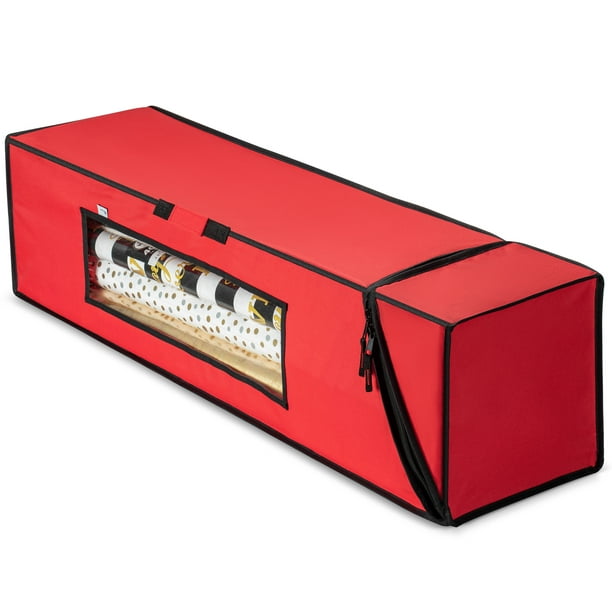 Premium Rectangular Prism Narrow Gift wrap Storage Christmas Wrapping