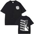 thumbnail image 3 of Camisetas de gran tamaño, camisetas rubias de hip hop vintage para hombre, camisetas rubias, tops de ropa urbana, camiseta con estampado gráfico naranja del rapero Frank Channel, océano, 3 of 5