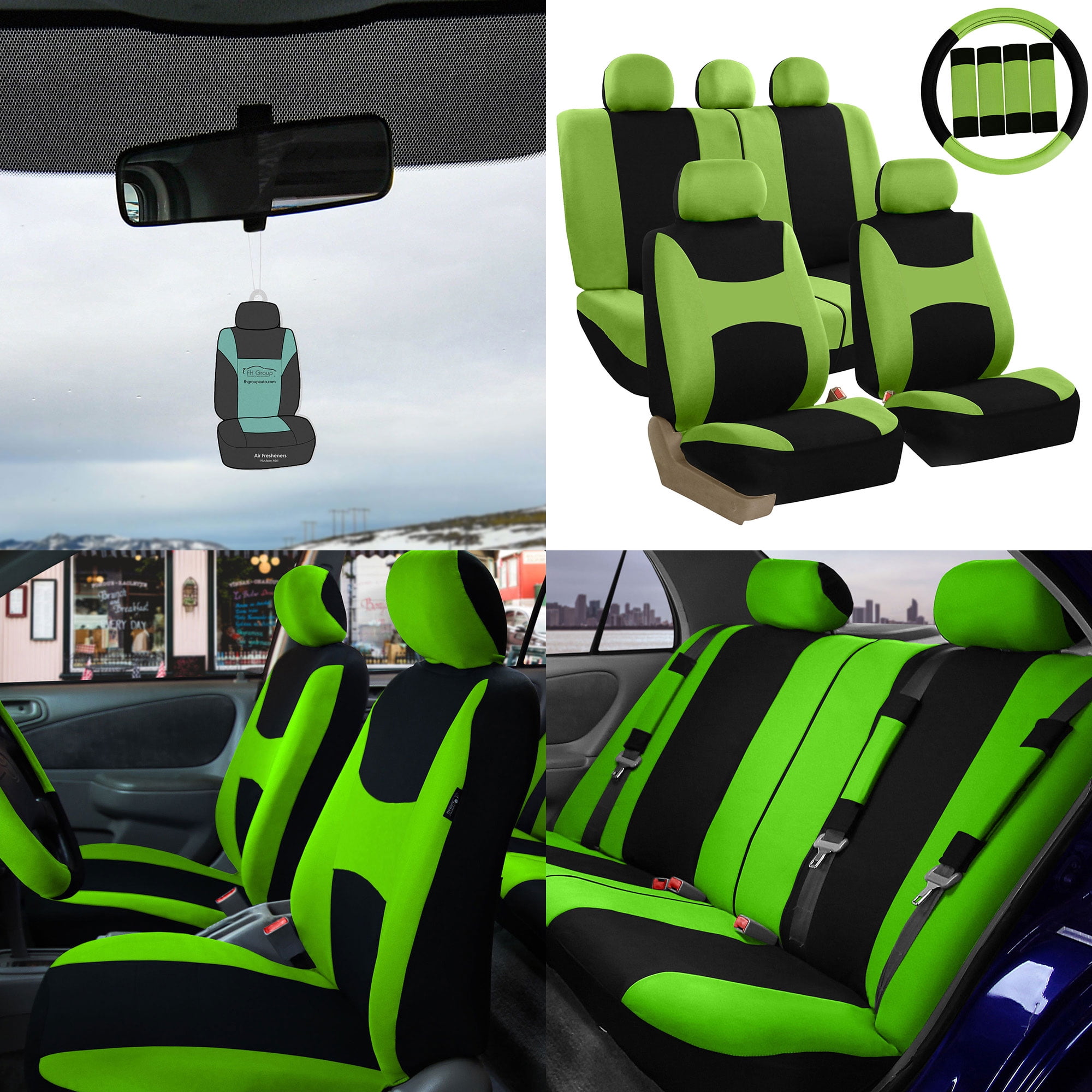 Car Seat Covers | Green - Walmart.com