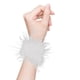 thumbnail image 1 of Puños de plumas de imitación, accesorios para disfraces de fiesta, pulsera de plumas, muñequera de encaje, muñequeras, manga de muñeca a la moda, mang A Salvador Puños de muñeca, 1 of 10