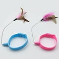 thumbnail image 3 of Darzheoy Cat Feather Collar Toys, Interactive Cat Toys for Indoor Cats Teasing Wand Feather Collar Funny Cat Toy with Bell Multiple Ways for Cats to Play, 3 of 8