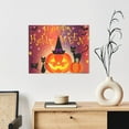 thumbnail image 6 of Susaid Halloween Pattern Canvas Wall Decor Poster Framed Artwork Decoration for Bedroom Home Office Ready to Hang,Horizontal, 6 of 6