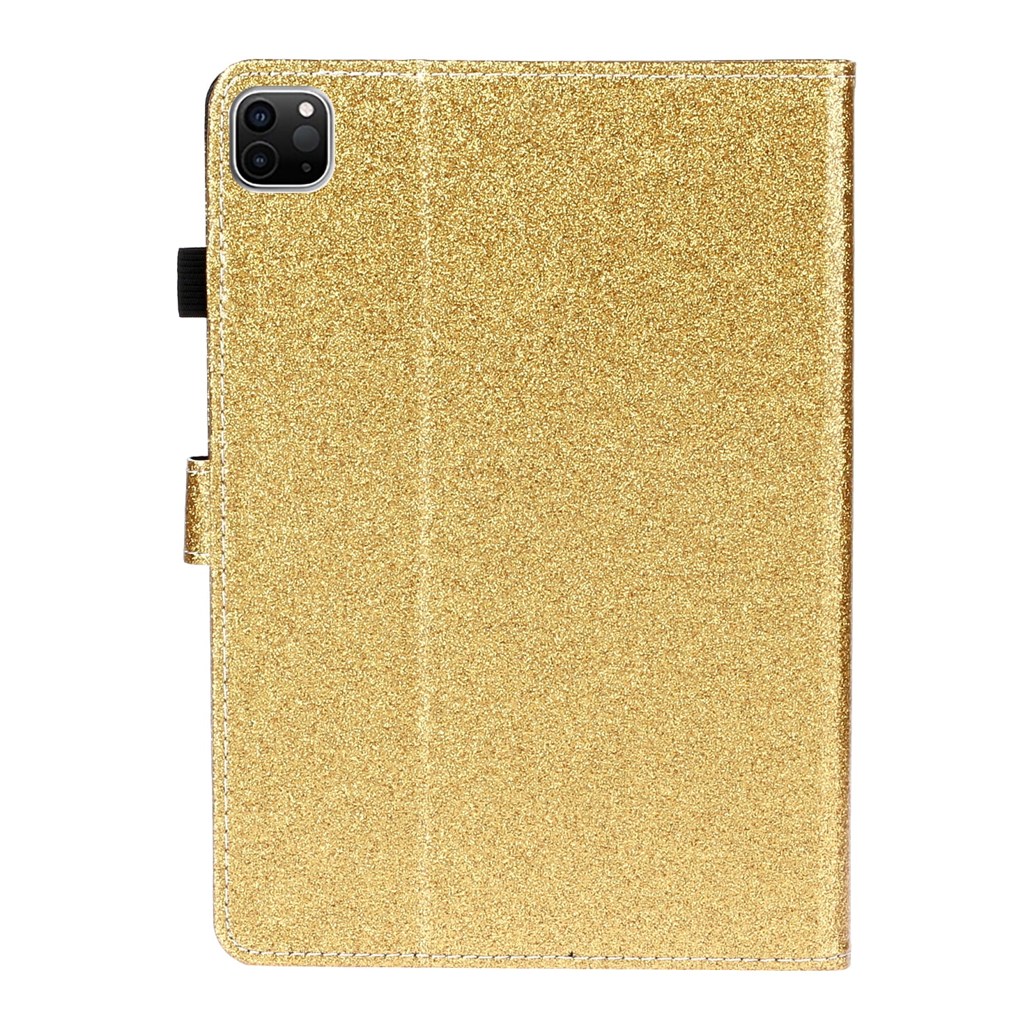 Allytech iPad Pro 11 2020 Case, Slim Fit PU Leather Folio Flip Smart Cover Auto Sleep Wake Shock-Absorption Multi Angle Stand Pencil TPU Inner Case Cover for Apple iPad Pro 11 2nd Gen, Gold