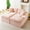 Pink, variant on Green Turtle Velvet Double Chaise Lounge with Full Compressed Sponge for Superior Comfort and Support