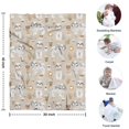 thumbnail image 4 of Cute Shih Tzu Dog and Coffee Pattern Blanket,Comfortable Soft Flannel Throw Blanket,All Season,Warm Lightweight Blankets for Sofa Bed Couch Living Room Chair,30"x40", 4 of 4