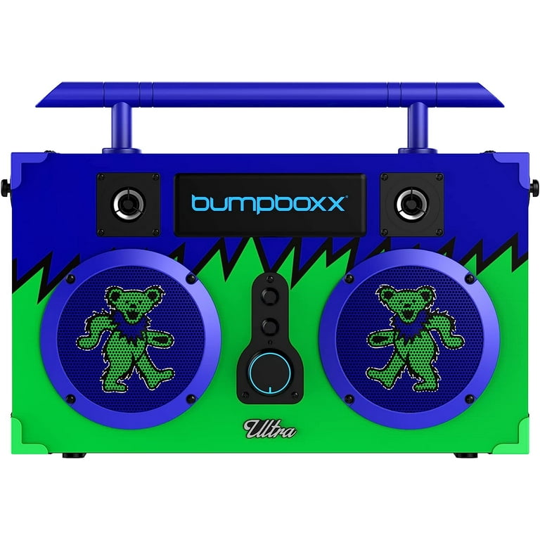 Bumpboxx Ultra Grateful Dead: Green & Blue | Retro Boombox