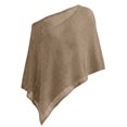 thumbnail image 5 of One Side Off the Shoulder Swim Cover Up for Women Sheer Knit Poncho Tops for Women See Through Asymmetrical Cape Shawl Crochet Beach Cover Up Summer Lightweight Shrug, 5 of 5