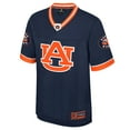 thumbnail image 2 of Men's Colosseum  Navy Auburn Tigers Nothing But The Hits Football Jersey, 2 of 3