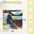 thumbnail image 2 of 5 PCS Artistic Muse Music Baby Muslin Washcloths, Inner Melody Series Soft Absorbent Face Towel Burp Cloths Cotton Bath Wipes Infant Wash Cloth for Newborn Boys Girls, 2 of 7