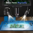 thumbnail image 4 of TOMLOV 3D Digital Soldering Microscope 2000X Magnetic Dual Lens Micro Scope TM3K-3D Max For Adult  Coin Microscope with Flex Arm, 3K 10.1-Inch IPS Screen, HDMI/USB Output, Gooseneck Light, Repair Mat, 4 of 13