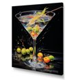 thumbnail image 2 of Designart "Mirage Of A Dirty Martini III" Cocktails Canvas Prints, 2 of 7