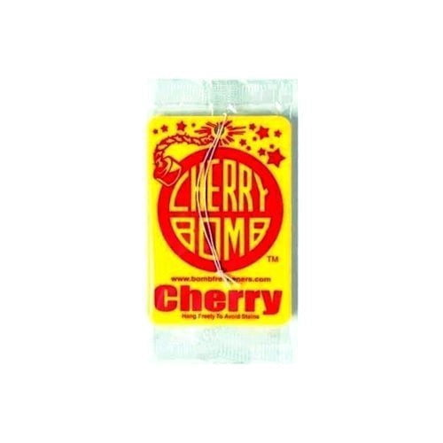 Bundle of 24 Packs - Bomb Fresheners Hanging Car Air Freshener - Cherry Scent (1 Pack)