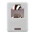 thumbnail image 2 of THE CIMPLE CO - Phone Cord Coupler RJ11 - Modular 4 Conductor 2 Line Class - White - One Pack, 2 of 8