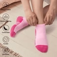 thumbnail image 5 of Loritta Womens No Show Socks, 6-Pack Cushioned Breathable Cotton Low Cut Ankle Socks, Size 6-8, 5 of 6