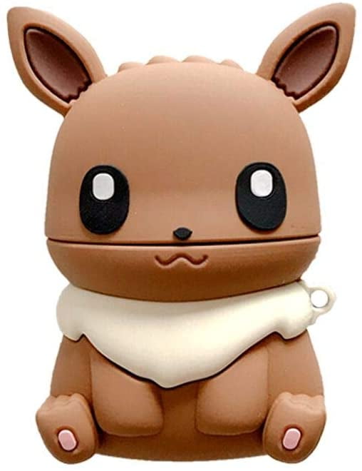 Eevee AirPods Case Protective Cover Soft Silicone Shockproof for Apple  AirPods 2 \u0026 1, Pokémon Go Eevee Bag Pendant Decor Keychain Airpod Case  (Eevee) | Walmart Canada