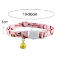 thumbnail image 3 of Visland Classic Comfort Dog Cat Collar Printing Anti-suffocation Safe Buckle Breakaway Pet Collars for Small, Medium Sized Dog Comfortable Collar, 3 of 8