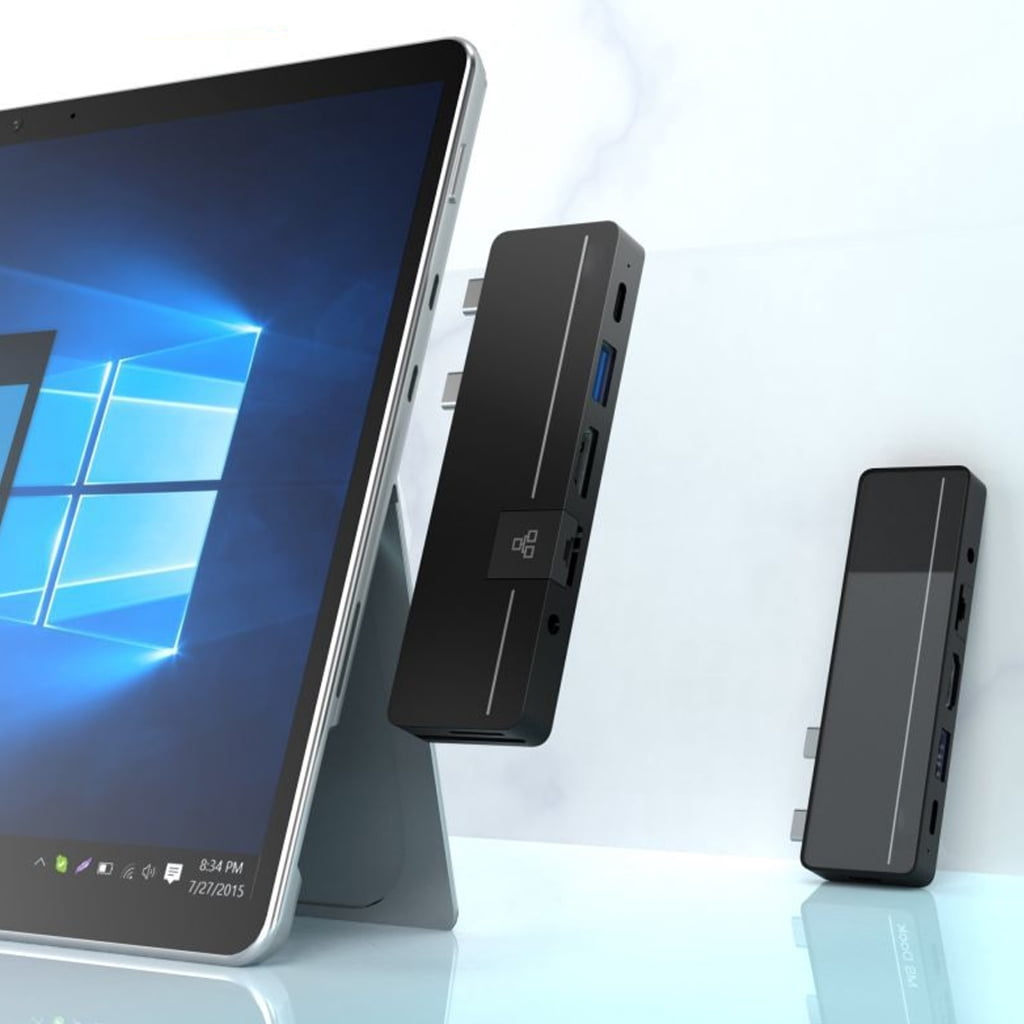 Universal USB C Docking Station For Pro9/8/X 4K USB3.0 Card Reader Fast Speed Data Transfer