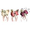 thumbnail image 3 of Nupcial Muñeca Flor Boda Fiesta Baile Muñeca Mano Flor Pulsera Para Mujeres Y Niñas Moyic HA040424-02, 3 of 6