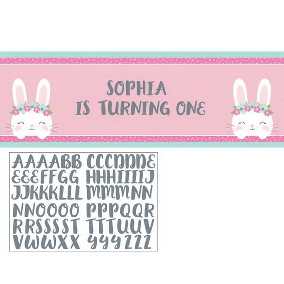 1st Year Bunny Giant Banner