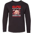 thumbnail image 3 of Inktastic Sumo Wrestling Long Sleeve Youth T-Shirt, 3 of 5