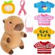 thumbnail image 1 of Set de peluche Kireidane Capybara con 7 prendas y accesorios, 1 of 8