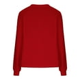 thumbnail image 3 of Womens Oversized Cardigan Sweaters Long Sleeve V Neck Open Front Fall Jackets Casual Full Zip up Outerwear New Casual Jackets for Women Red XL, 3 of 5