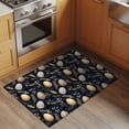thumbnail image 3 of Vintage Easter Eggs 2'x3' Washable Rug, Spring Botanical Leaves Black Non-Slip Soft Doormat Area Rugs for Entrance Bathroom Bedsides, StainResistant Carpet for Kitchen Bedroom, Entryway Floor Mat, 3 of 9