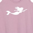 thumbnail image 3 of Instant Message - Mermaid Silhouette - Women's Racerback Tank Top, 3 of 6