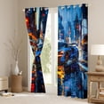 thumbnail image 3 of Castle Fairy Blue Racing Car Curtains Pack of 2 (42x84 Each),Sport Curtains Blackout, 3 of 6