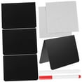 thumbnail image 4 of NICEXMAS 1 Set Mini Tabletop Chalkboard Sign Black Plastic Cloth Price Label Memo Board for Parties Restaurants, 4 of 8