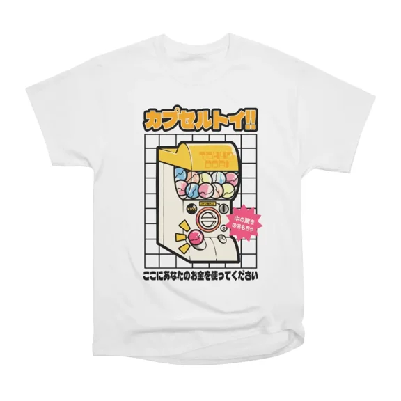 Gacha Capsule Toy T-Shirt Tee Gift For Him Merch For Her Apparel For Friend