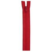 Coats & Clark 7" Polyester All Purpose Zipper, Atom Red