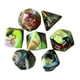 thumbnail image 4 of Paquete de 7 Dados Poliéd Acrílicos para DND RPG MTG Juegos de C Zulema dados poliédricos, 4 of 8