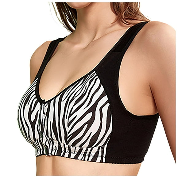 FhsagQ Bra Bras for Women Plus Size Garter Belt Women's Comfortable and Sexy Transparent Shoulder Strap Cordless Backless Spongeless with Convertible Shoulder Straps Black 40