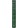 thumbnail image 5 of Fencer Wire 19 Gauge Green Vinyl Coated 1/2 Hardware Cloth Vegetables Garden Rabbit Fencing Snake Fence for Chicken Run Critters Gopher Racoons Opossum Rehab Cage Wire Window (24" x 96"), 5 of 6