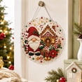 thumbnail image 6 of Christmas Gnome House Pearl Diamond Painting Kit, 3D Shimmering Gemstone Bead Art Craft for Adults, DIY Holiday Wall Door Window Hanging Decor, Unique Textured Mosaic Pendant with Frame, 6 of 8