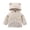 White, variant on JUMEYU Winter Jacket Toddler Girl Baby Girls Fuzzy Plush Hooded Jacket Sherpa Zip-Up Front Toddler Coat 18 24 Months (White,18-24 Months)