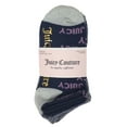 thumbnail image 2 of Juicy Couture Girls 5-Pack No Show Socks - Navy, Grey and Cream, 2 of 2