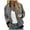 Gray, variant on jobturf Bomber Jacket Women Full Zip up Casual Outerwear Lightweight Long Sleeve Going Out Tops Holiday Fall Spring Coats with Zipper Pockets