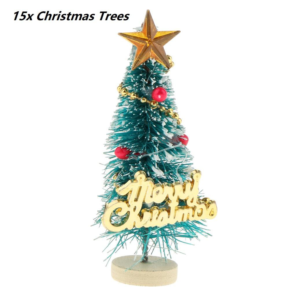 12 Dollhouse Miniature Christmas Tree Christmas Decorations Suppl ia 5Pcs 1 