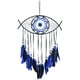 thumbnail image 2 of Mal Hecho , Decoración de Pared de Mal , Decoración Colgante de Pared, Buena para , Navidad, Hogar, Decoración Del , azul negro Soledad Atrapasueños del mal de ojo, 2 of 8
