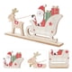 thumbnail image 3 of EeaseMX 1 adorno navideño de alce de madera para escritorio, decoración para el hogar., 3 of 7