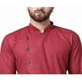 thumbnail image 2 of Men's Indian Linen Bollywood Achkan Pathani Kurta Style Pajama Set, 2 of 5