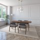 thumbnail image 3 of Juego de Comedor Extensible Praga Midtown Concept de Madera con 4 Sillas, Nogal y Gris Oscuro, 3 of 5