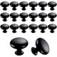 thumbnail image 1 of 20 PCS Door Knobs Drawer Knobs 30mm Vintage Handle Cabinet Knobs for Kitchen Cabinet (Black), 1 of 4