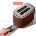 thumbnail image 4 of Beautiful 2-Slice Toaster with Touch-Activated Display, Chocolate by Drew Barrymore, 4 of 8